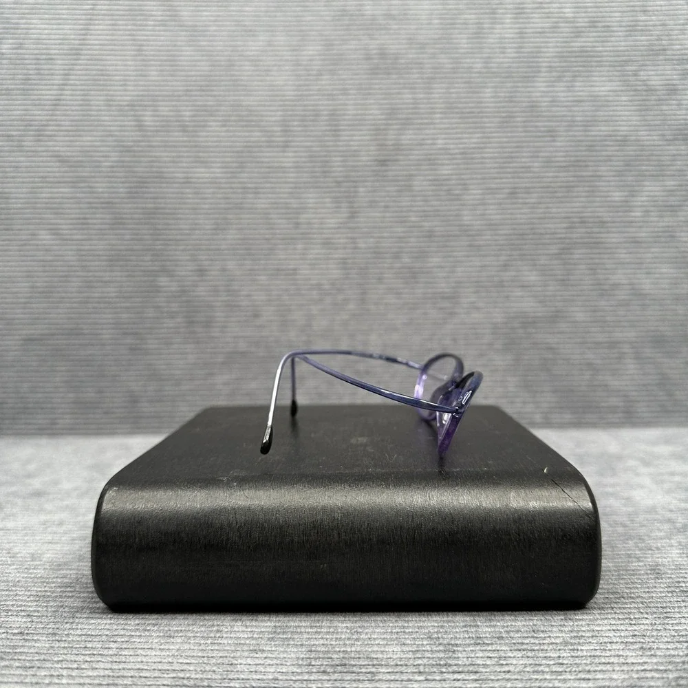 Silhouette SPX M 1946 Eyeglasses Purple Blue Oval Frames Austria 47-15-140